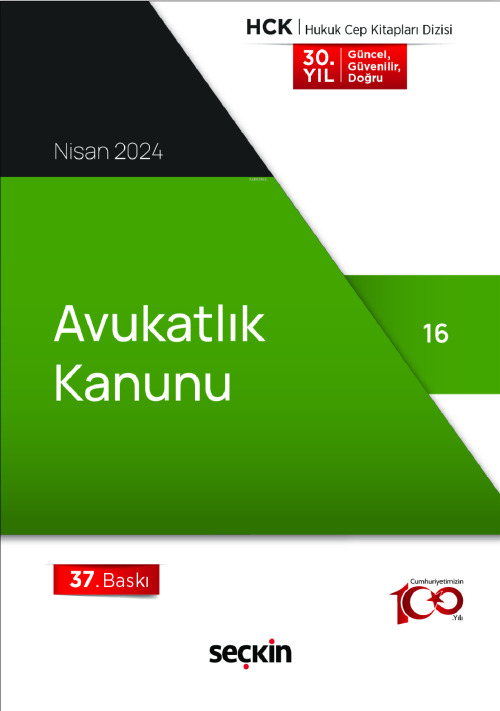 Avukatlık Kanunu - Kolektif | Yeni ve İkinci El Ucuz Kitabın Adresi