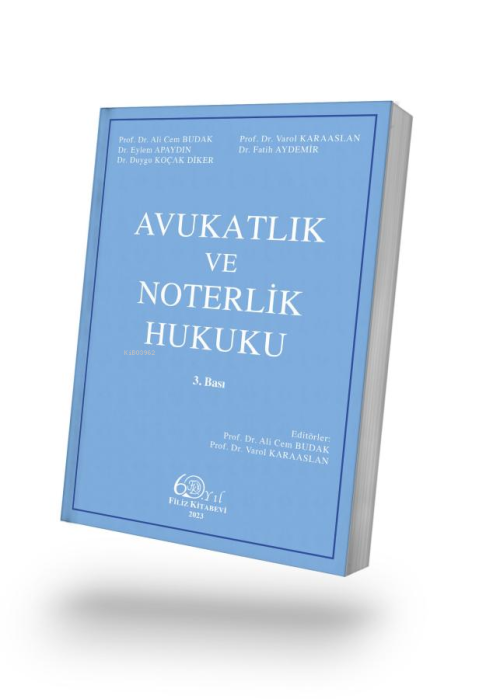 Avukatlık ve Noterlik Hukuku - Ali Cem Budak | Yeni ve İkinci El Ucuz 