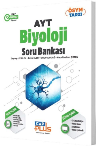 AYT Biyoloji Plus Serisi Soru Bankası - Zeynep Uzbilek | Yeni ve İkinc