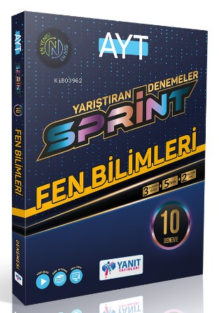 AYT Fen Bilimleri 10 Sprint Deneme - Kolektif | Yeni ve İkinci El Ucuz