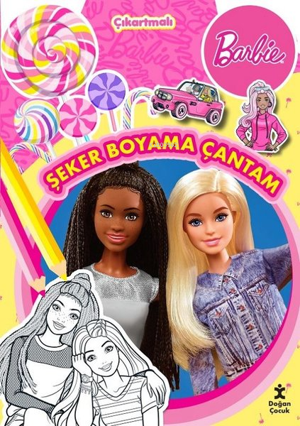 Barbie - Şeker Boyama Çantam - Çıkartmalı - Kolektif | Yeni ve İkinci 