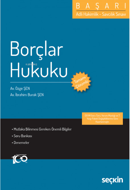 Başarı Borçlar Hukuku - Özge Şen | Yeni ve İkinci El Ucuz Kitabın Adre