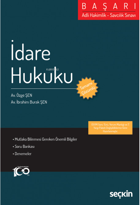 Başarı İdare Hukuku - Özge Şen | Yeni ve İkinci El Ucuz Kitabın Adresi