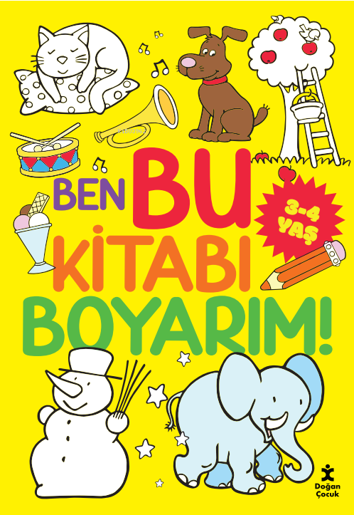 Ben Bu Kitabı Boyarım! ;3-4 Yaş - Kolektif | Yeni ve İkinci El Ucuz Ki