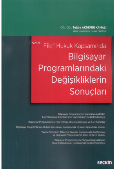 Bilgisayar Programlarındaki Değişikliklerin Sonuçları - Tuğba Akdemir 