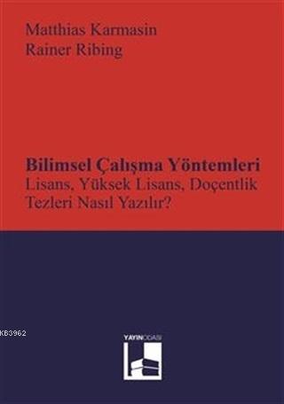 Bilimsel Çalışma Yöntemleri - Matthias Karmasin | Yeni ve İkinci El Uc