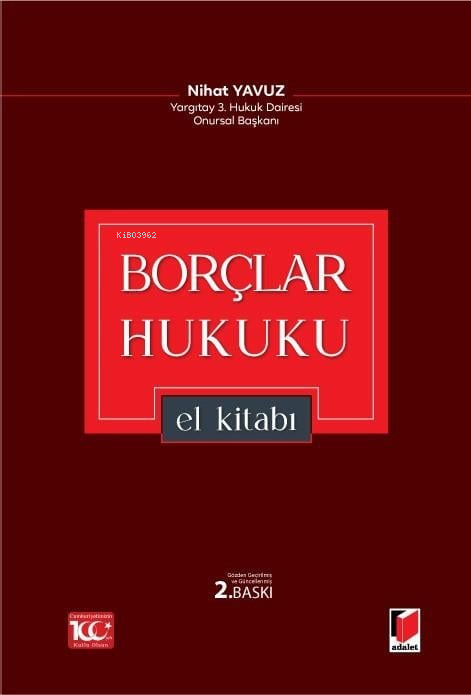 Borçlar Hukuku El Kitabı - Nihat Yavuz | Yeni ve İkinci El Ucuz Kitabı