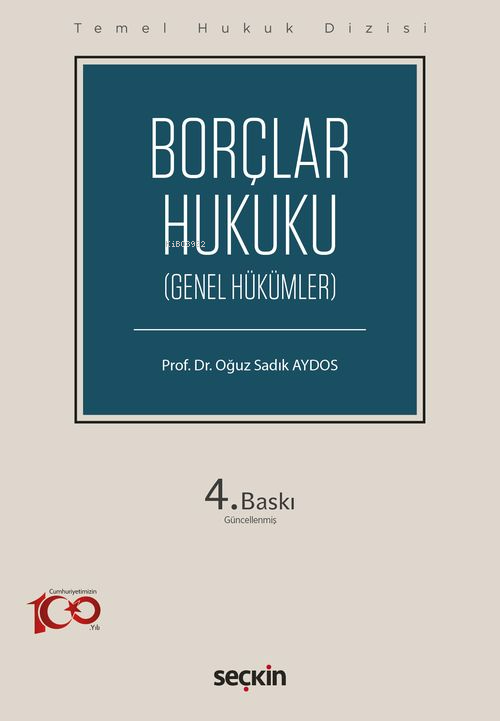 Borçlar Hukuku(Genel Hükümler) - Oğuz Sadık Aydos | Yeni ve İkinci El 