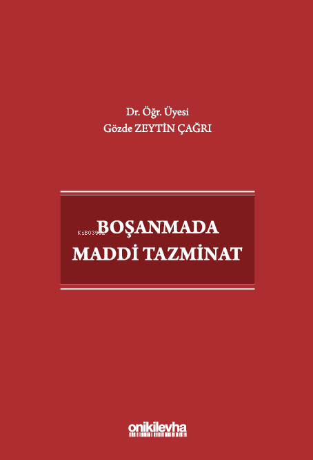 Boşanmada Maddi Tazminat - Gözde Zeytin Çağrı | Yeni ve İkinci El Ucuz