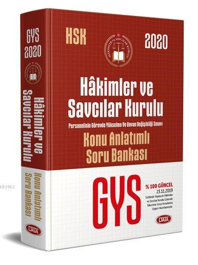 Data Yayınları 2020 GYS Hakimler ve Savcılar Kurulu Personeli Görevde 