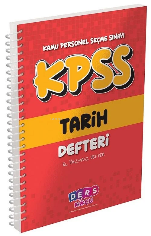 Ders Koçu KPSS Tarih Defteri Ders Koçu Yayınları - Kolektif | Yeni ve 