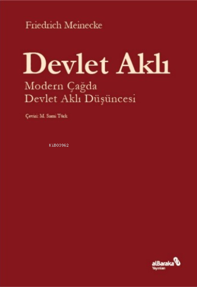 Devlet Aklı - Friedrich Meinecke | Yeni ve İkinci El Ucuz Kitabın Adre