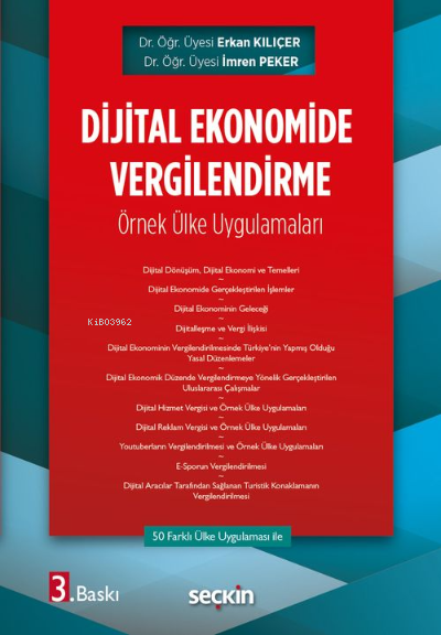 Dijital Ekonomide Vergilendirme - Erkan Kılıçer | Yeni ve İkinci El Uc