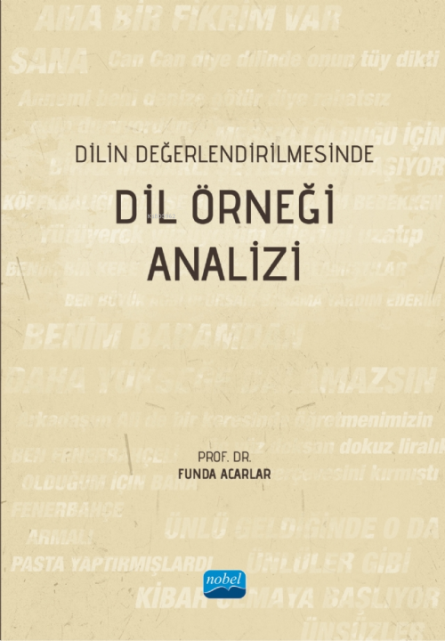 Dilin Değerlendirilmesinde Dil Örneği Analizi - Funda Acarlar | Yeni v