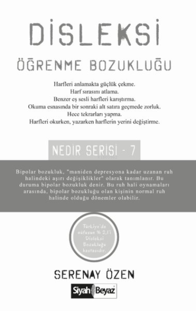 Disleksi Öğrenme Bozukluğu - Serenay Özen | Yeni ve İkinci El Ucuz Kit