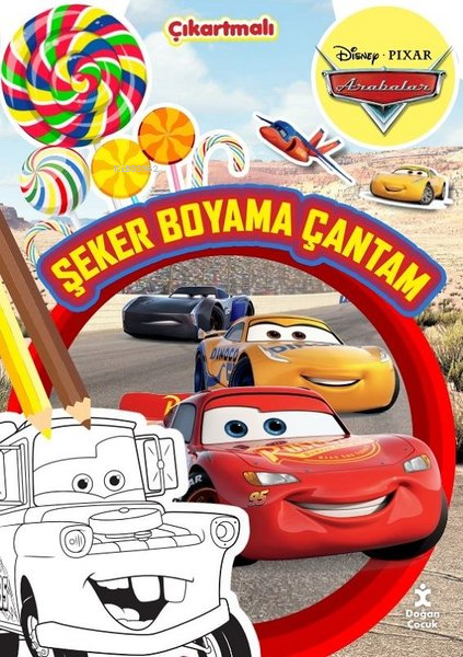 Disney Pixar Arabalar - Şeker Boyama Çantam - Çıkartmalı - Kolektif | 