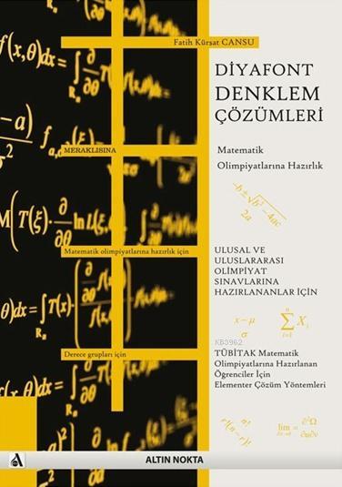 Diyafont Denklem Çözümleri - | Yeni ve İkinci El Ucuz Kitabın Adresi