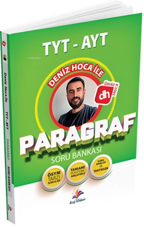 Dizgi Kitap Deniz Hoca TYT AYT Paragraf Soru Bankası - Deniz Bozkurt |