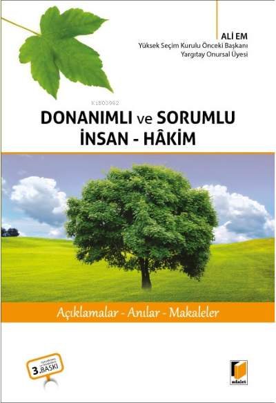 Donanımlı ve Sorumlu İnsan - Hakim - Ali Em | Yeni ve İkinci El Ucuz K