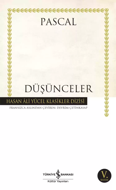 Düşünceler - Pascal | Yeni ve İkinci El Ucuz Kitabın Adresi