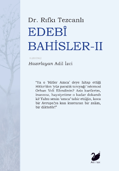 Edebî Bahisler-II - Rıfkı Tezcanlı | Yeni ve İkinci El Ucuz Kitabın Ad