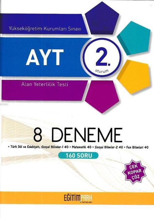 Eğitim Park AYT 8'li Deneme - Kolektif | Yeni ve İkinci El Ucuz Kitabı