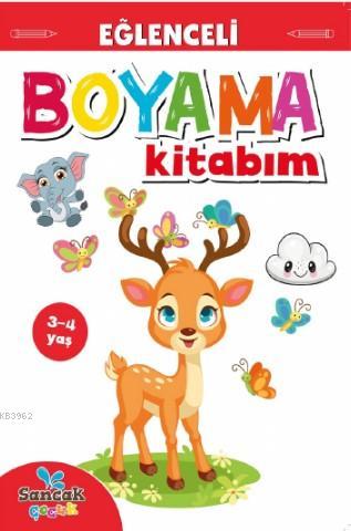 Eğlenceli Boyama Kitabım - Kırmızı Kitap - Kolektif | Yeni ve İkinci E