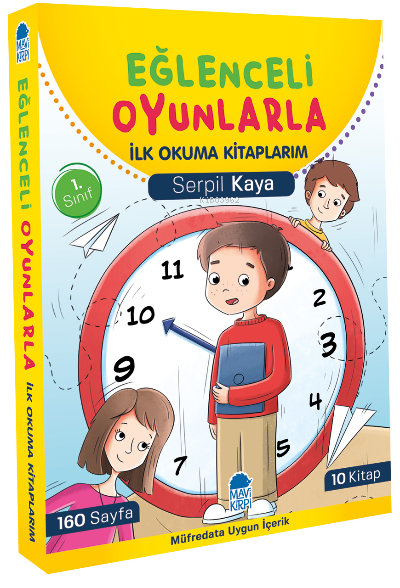 Eğlenceli Oyunlarla İlk Okuma Kitaplarım Set (10 Kitap) - Serpil Kaya 