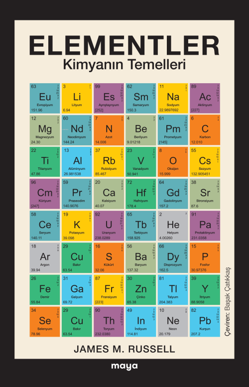 Elementler;Kimyanın Temelleri - James M. Russell | Yeni ve İkinci El U