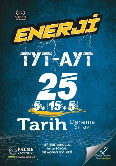 Enerji TYT-AYT Tarih 25 Deneme Sınavı - Elif Pehlivanoğlu | Yeni ve İk