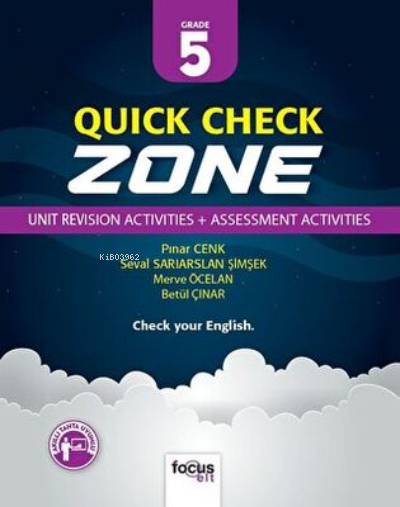 English Zone 5 -Quick Check - Pınar Cenk | Yeni ve İkinci El Ucuz Kita