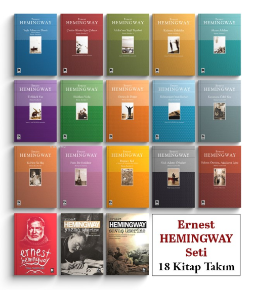 Ernest Hemingway Seti ;(16 Kitap Takım) - Ernest Hemingway | Yeni ve İ