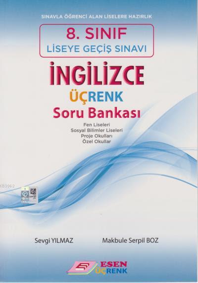 Esen Üçrenk Yayınları 8. Sınıf LGS İngilizce Soru Bankası Esen Üçrenk 