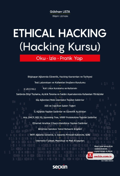 Ethical Hacking (Hacking Kursu) - Gökhan Usta | Yeni ve İkinci El Ucuz