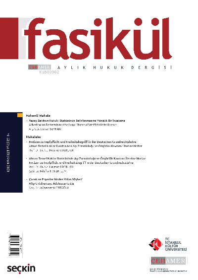 Fasikül Aylık Hukuk Dergisi Sayı: 133 Aralık 2020 - Bahri Öztürk | Yen