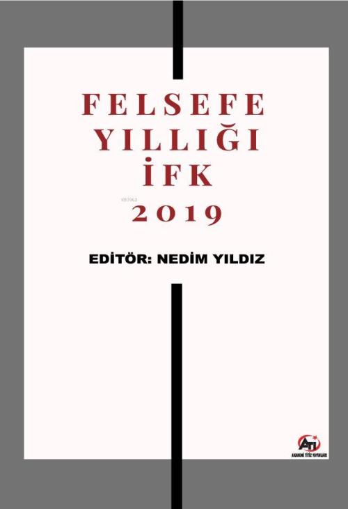 Felsefe Yıllığı İFK 2019 - Nedim Yıldız | Yeni ve İkinci El Ucuz Kitab