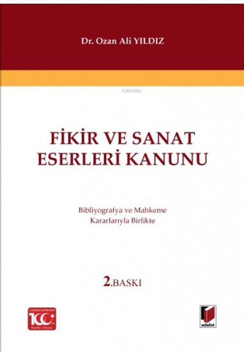 Fikir ve Sanat Eserleri Kanunu - Ozan Ali Yıldız | Yeni ve İkinci El U