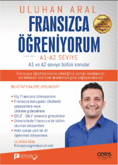 Fransızca Öğreniyorum;A1 ve A2 Seviye Bütün Konular - Uluhan Aral | Ye