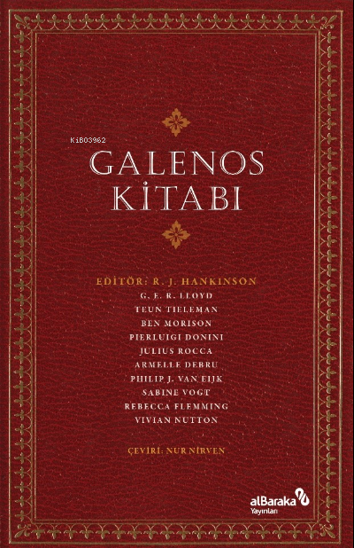 Galenos Kitabı - R. J. Hankinson | Yeni ve İkinci El Ucuz Kitabın Adre