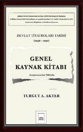 Genel Kaynak Kitabı - Turgut A. Akter | Yeni ve İkinci El Ucuz Kitabın