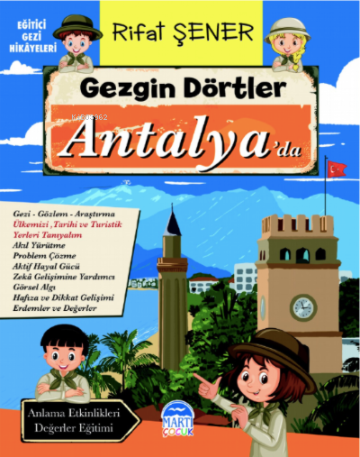 Gezgin Dörtler Antalya'da - Rifat Şener | Yeni ve İkinci El Ucuz Kitab