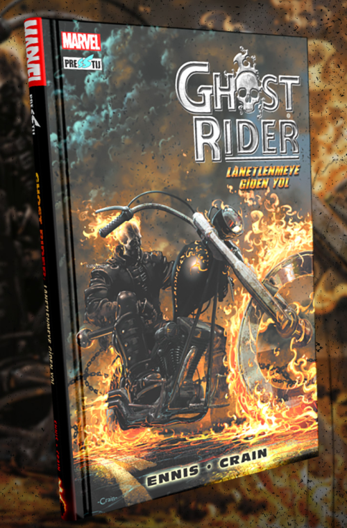 Ghost Rider: Lanetlenmeye Giden Yol - Sert Kapak - Garth Ennis | Yeni 