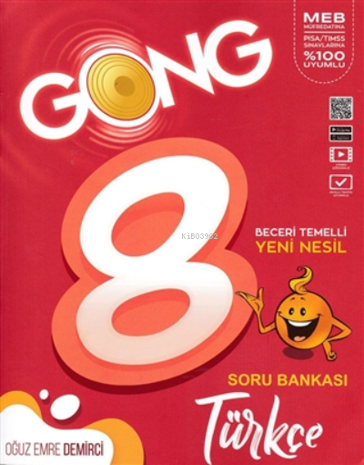 GONG 8.Sınıf Türkçe Soru Bankası - Oğuz Emre Demirci | Yeni ve İkinci 