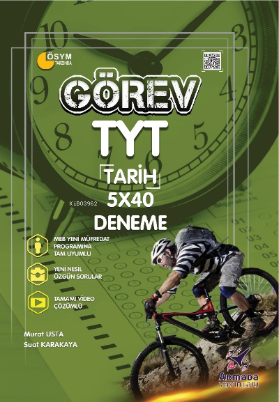 Görev TYT Tarih 5x40 Deneme - Murat Usta | Yeni ve İkinci El Ucuz Kita