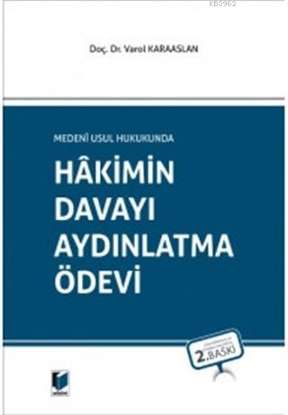 Hakimin Davayı Aydınlatma Ödevi - Varol Karaaslan | Yeni ve İkinci El 