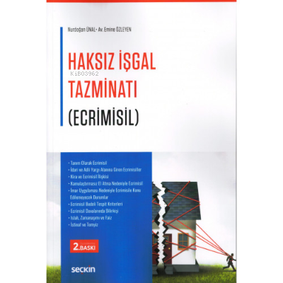 Haksız İşgal Tazminatı (Ecrimisil) - Nurdoğan Ünal | Yeni ve İkinci El