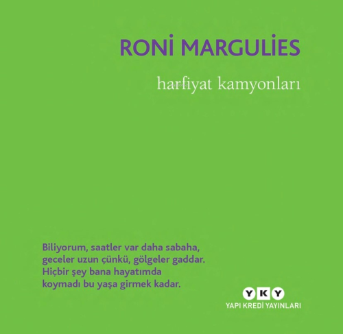 Harfiyat Kamyonları - Roni Margulies | Yeni ve İkinci El Ucuz Kitabın 