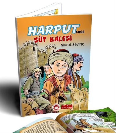 Harput Tarihi Süt Kalesi (Çizgi Roman Büyük Boy Renkli) 7+Yaş - Kemal 