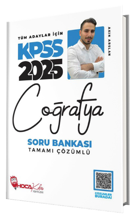 Hoca Kafası 2025 KPSS Coğrafya Soru Bankası Çözümlü - Akın Arslan | Ye