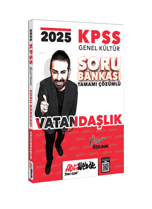 HocaWebde Yayınları 2025 KPSS Genel Kültür Vatandaşlık Tamamı Çözümlü 